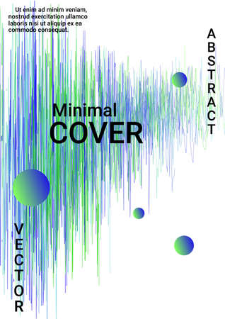 Minimum vector coverage. Modern abstract background.  Creative sound background with abstract gradient line.の写真素材