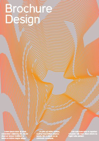 Modern abstract background. Modern design template. Creative fluid backgrounds from current forms to design a fashionable abstract cover, banner, poster, booklet.のイラスト素材