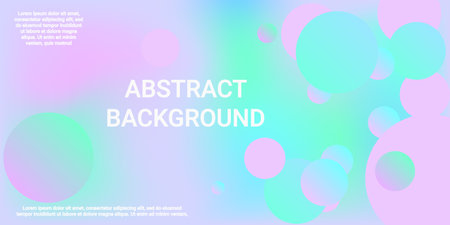 Ball shape gradients. Futuristic abstract background. Bright gradient. Vector 3d illustration. Background picture with balls for banner, poster, cover design.のイラスト素材