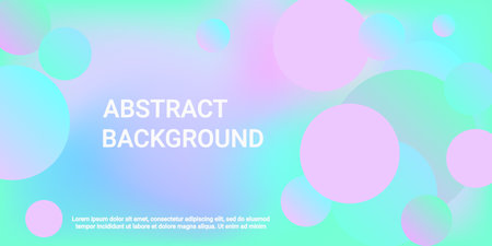 Ball shape gradients. Futuristic abstract background. Bright gradient. Vector 3d illustration. Background picture with balls for banner, poster, cover design.のイラスト素材