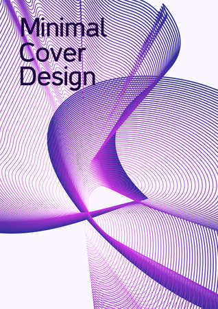 Modern abstract background. Modern design template. Creative background from abstract lines to create a fashionable abstract cover, banner, poster, booklet.のイラスト素材
