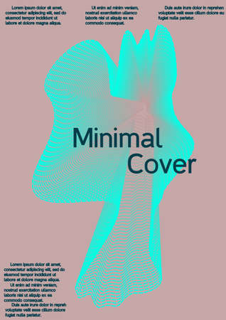 Modern abstract background. Modern design template. Creative fluid backgrounds from current forms to design a fashionable abstract cover, banner, poster, booklet.のイラスト素材