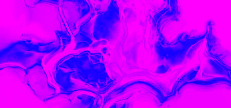 Blue alcohol ink. Magenta Dynamic Spooky. Bright pink abstraction for your design. Modern watercolor with marble effect.の写真素材