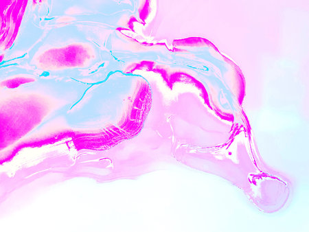 Beautiful cartoon background with magical fairy design in blue, pink, blue colors. Trendy abstract...