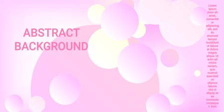 Ball shape gradients. Modern design of coatings. Bright gradient. Vector geometric illustration. Background picture with balls for banner, poster, cover design.のイラスト素材