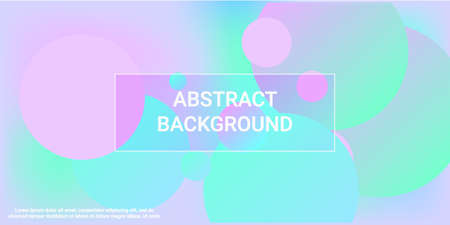 Ball shape gradients. Modern graphic texture. Bright gradient. Vector geometric illustration. Background picture with balls for banner, poster, cover design.のイラスト素材