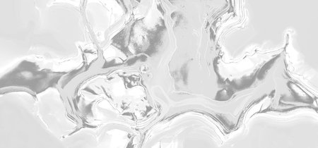Monochrome ink liquid. Shade of Gouache. Abstract print. Modern illustration with grayscale...
