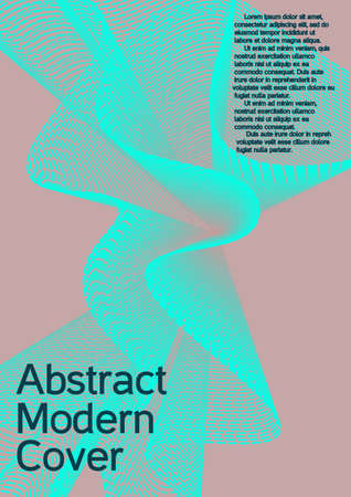 Modern abstract background. Modern design template. Creative fluid backgrounds from current forms to design a fashionable abstract cover, banner, poster, booklet.のイラスト素材