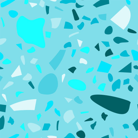 Terrazzo flooring vector seamless pattern. Vintage style.のイラスト素材