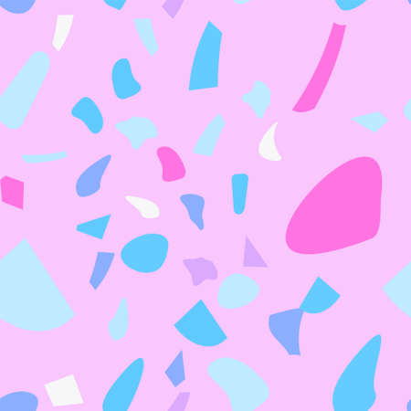 Rustic terrazzo flooring vector seamless for banner design. Graphic modern pattern. Vector illustration.のイラスト素材