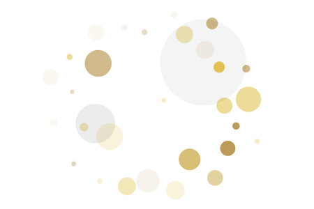 Gold glitter confetti, great design for any purpose. party decor. Abstract art vector. concept art. vintage retro. Surprise decoration. art design.のイラスト素材