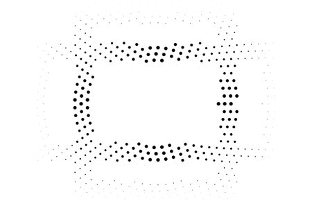 Abstract halftone texture with dots. Vector. Modern background for posters, websites, web pages, business cards, postcards, interior design. Punk, pop, grunge in vintage style. minimalism.のイラスト素材