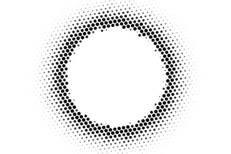 Abstract halftone texture with dots. Vector. Modern background for posters, websites, web pages, business cards, postcards, interior design. Punk, pop, grunge in vintage style. minimalism.のイラスト素材