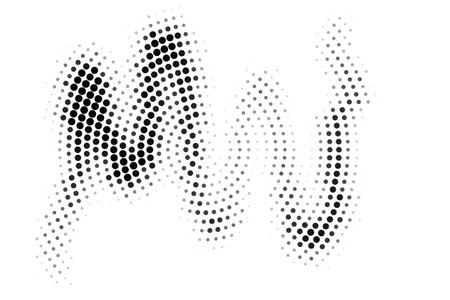 Abstract halftone texture with dots. Vector. Modern background for posters, websites, web pages, business cards, postcards, interior design. Punk, pop, grunge in vintage style. minimalism.のイラスト素材