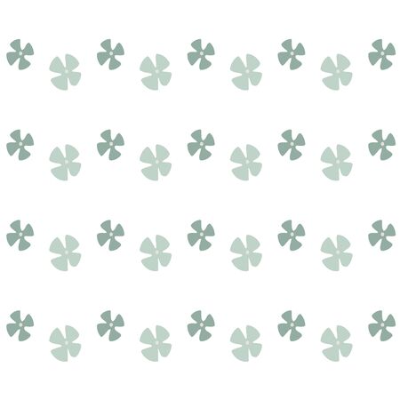 Seamless repeating pattern: blue and white circles on a beige background.の写真素材