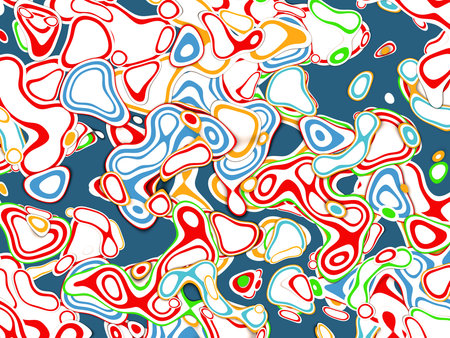 Set of abstract graphic elements. Dynamic color shapes and lines. Gradient banners with flowing...