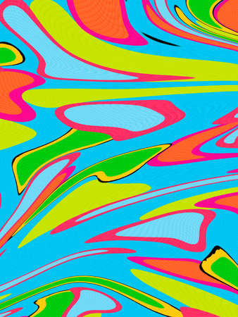 Set of abstract graphic elements. Dynamic color shapes and lines. Gradient banners with flowing liquid forms. Template for design flyer or presentation.の写真素材