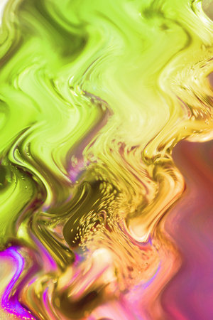 Colored abstraction on a light background. Delicate good lines.