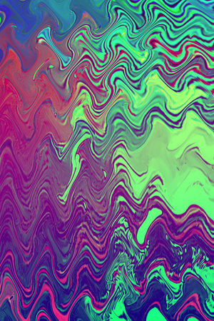 Colored abstraction on a light background. Delicate good lines.