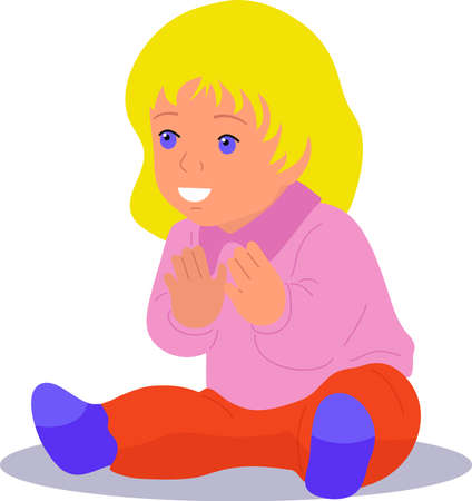 The woman travels by plane. The passenger enjoys the journey. Safe flight concept. vector illustration of a cartoonのイラスト素材