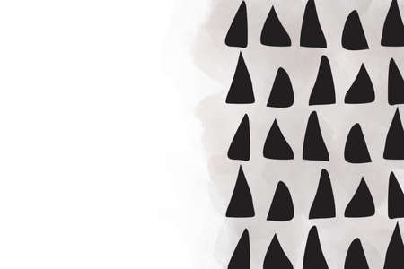 Abstract watercolor boho style. Texture on a whiteの写真素材