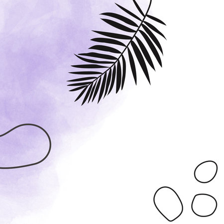 Boho watercolor background. Organic shapes, white background, invitation design