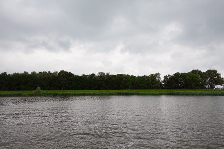 lake or bay near the northern sea. North Holland.