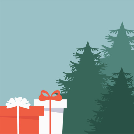 New Year or Christmas. Smartphone or tablet, space for text. Christmas decorations.のイラスト素材