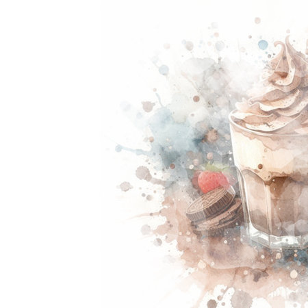 Watercolor abstraction on white paper. Grunge background. Retro, Vintageの写真素材