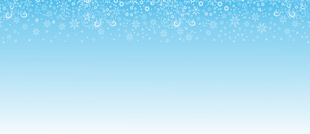 Christmas card with snowflakes.のイラスト素材