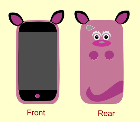 Original cover for your phone  easily editable and scalable vector illustration EPS10のイラスト素材