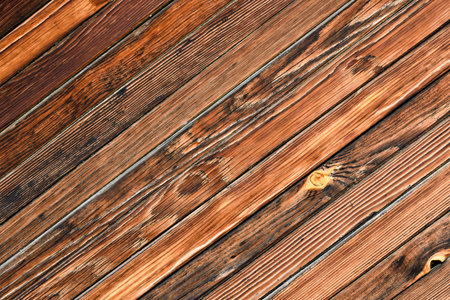 Vintage brown wood texture of rough boards.