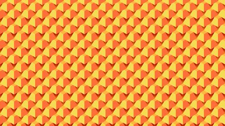 Illustration with yellow cubes.のイラスト素材