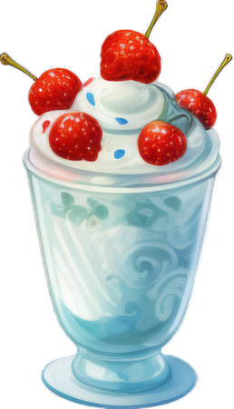 Summer Delight: Ice Cream [Created with Generative AI Technology]の素材