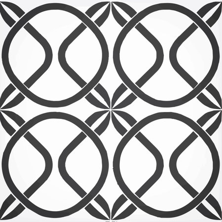 Abstract geometric seamless pattern. Vector illustration. Black and white background.のイラスト素材