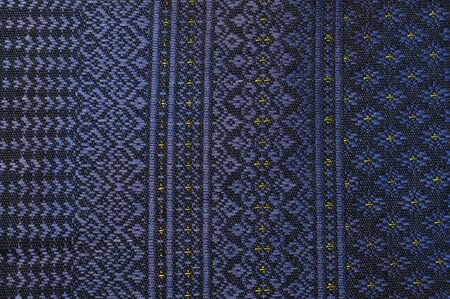 Thai blue silk patternの写真素材