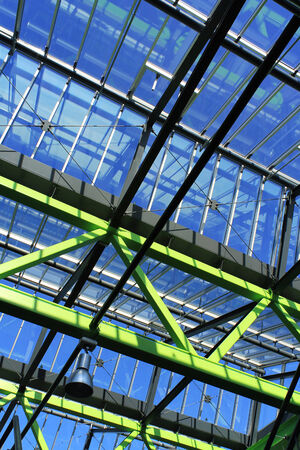 Steel and glassの写真素材