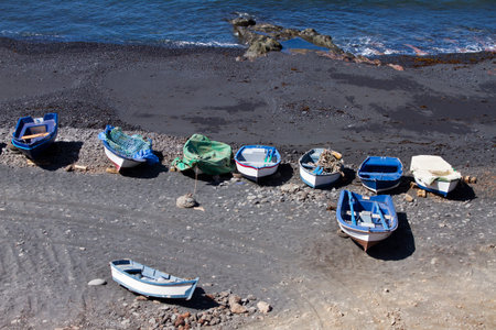 El Golfo lagoon Lanzarote island