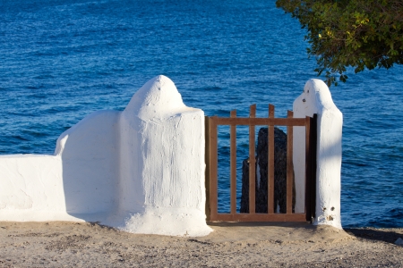 Traditional archutecture at Costa Teguise Lanzarote islandの写真素材