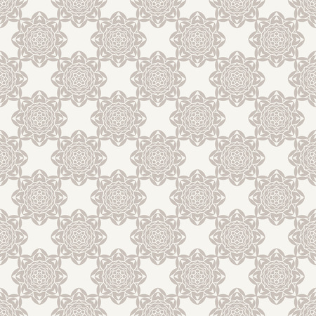Oriental seamless geometric fabric pattern. Ethnicity ornament. Ornamental background, texture, tiled. Lace mandala decor. Arabic, Islamic, moroccan, asian, indian native african motifs.のイラスト素材