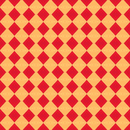 Seamless red color cloth patternの写真素材
