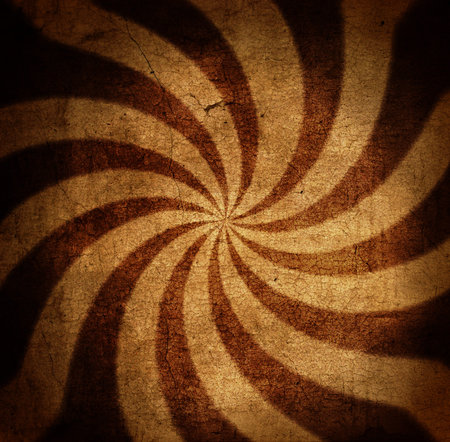 abstract vintage background in the form of twisted beamsの写真素材