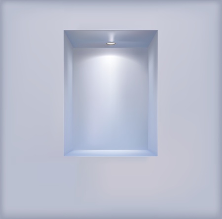 Vector shelf consecrated soffitのイラスト素材