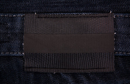 Jeans background with inset