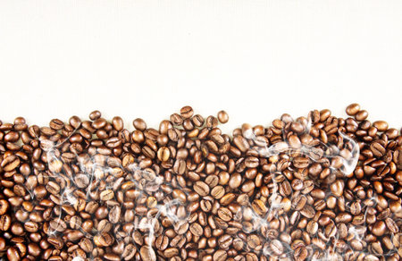 frame from coffee beans