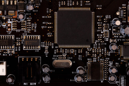 electronic circuit board with processor