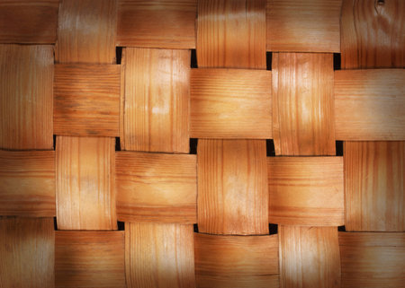 wooden texture of rattan