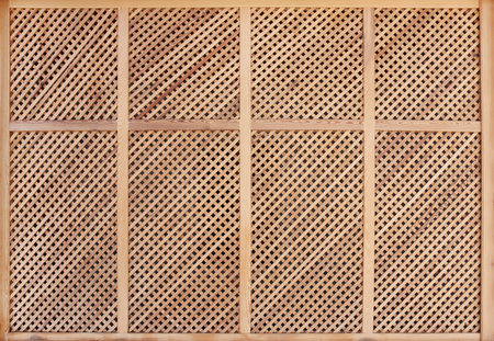 Texture of the wooden lattice.の写真素材