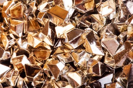 Shiny background. Background of gold particles. New Year, Christmas background for your design.の写真素材