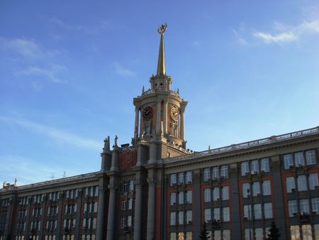 the administration buildingの写真素材